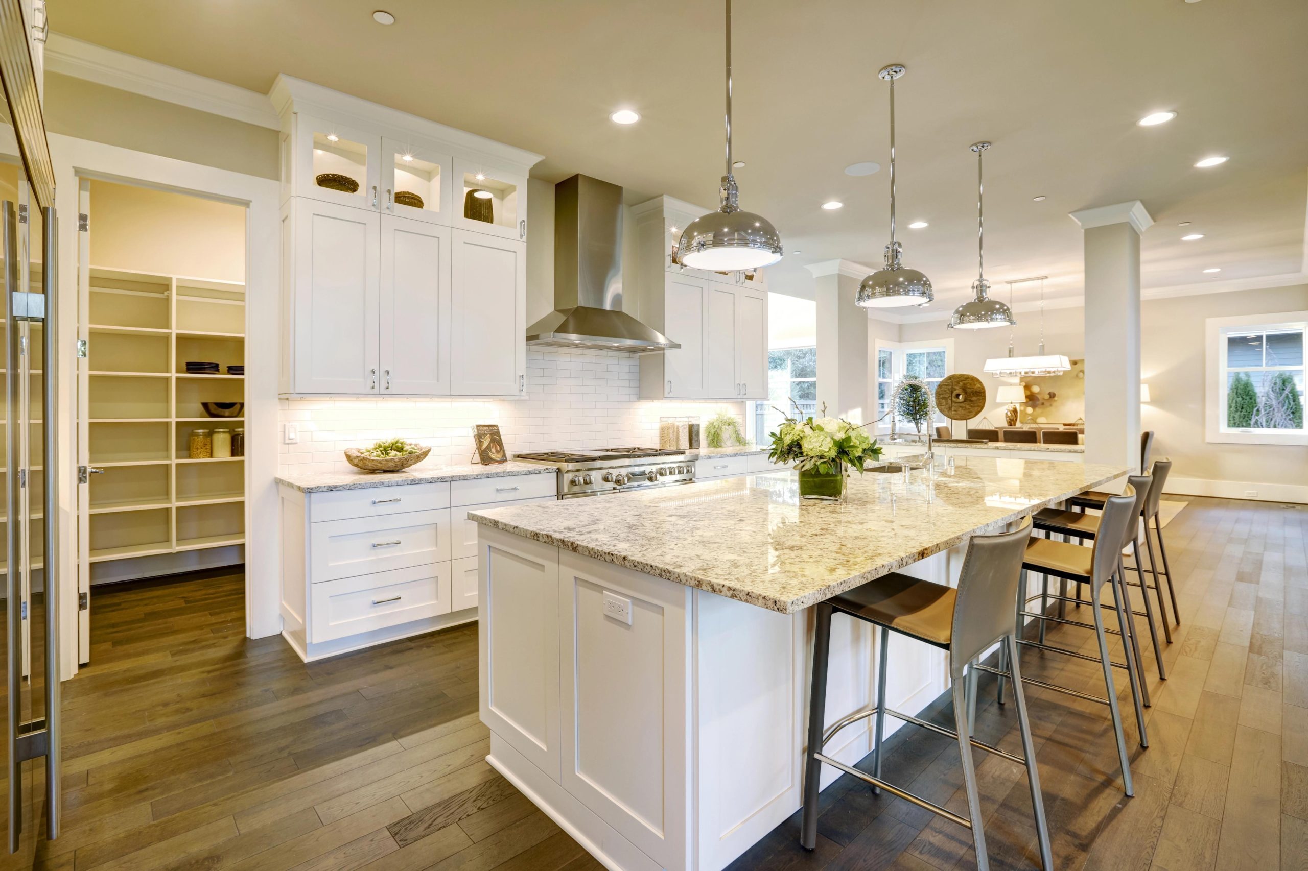 White Kitchen Design In New House White Kitchen Design In New House
